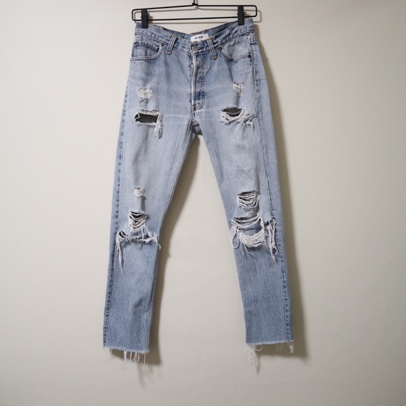 Re/Dun Straight Skinny Levi’s - Picture 2 of 7